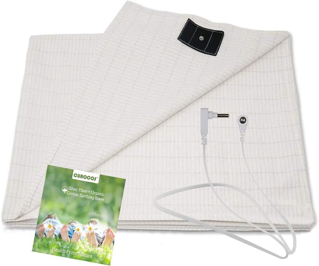 Grounding Sheet with Grounding Cord - Materials Organic Cotton and Silver Fiber Natural Wellness (27 * 52 inch)